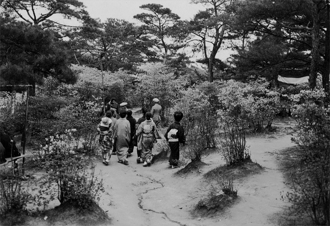 満山つゝじの廣田山（昭和9年）