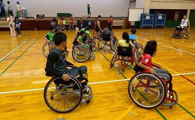 スポーツ振興基金運用事業の様子