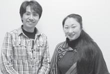 キャスターの伊丹章さん、池原量さん キャスターの伊丹章さん、池原量さん
