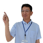 写真:美化企画課 羽村さん 写真:美化企画課 羽村さん