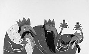 絵本原画:ネコが長靴をはいたなら 絵本原画:ネコが長靴をはいたなら