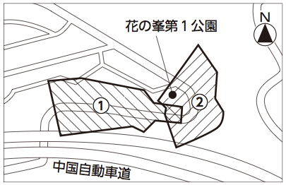 「土砂災害警戒区域」図 「土砂災害警戒区域」図