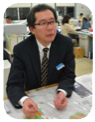 写真:町役場の柳沼さん(復興推進課参事) 写真:町役場の柳沼さん(復興推進課参事)