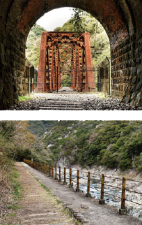 写真:JR福知山線廃線敷 写真:JR福知山線廃線敷