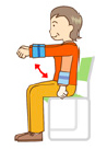 イラスト:今からできる転倒予防 イラスト:今からできる転倒予防