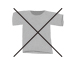 写真:イラスト:半袖Tシャツは× イラスト:半袖Tシャツは×
