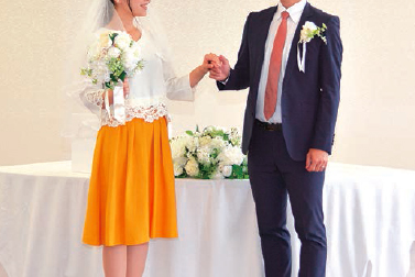 画像:届け出挙式 画像:届け出挙式