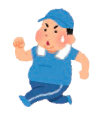イラスト:走る人 イラスト:走る人