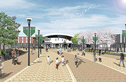 画像:阪神甲子園駅周辺の整備後のイメージ 画像:阪神甲子園駅周辺の整備後のイメージ