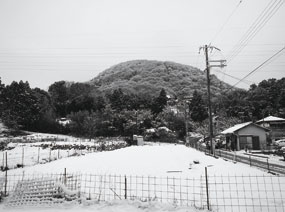 写真:雪景色の甲山 写真:雪景色の甲山