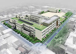 画像:香櫨園小学校改築イメージ 画像:香櫨園小学校改築イメージ