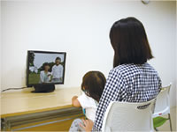 写真:かおテレビの様子 写真:かおテレビの様子