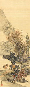 画像:呉春「秋山帰農図」 画像:呉春「秋山帰農図」