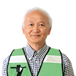 写真：上門さん（見守りサポーター）