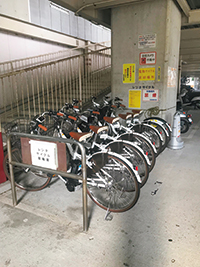 写真:阪神西宮西駐輪場 写真:阪神西宮西駐輪場