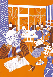 画像:ジュンリー・ソング(USA)「ねこたちの秘密の生活」 画像:ジュンリー・ソング(USA)「ねこたちの秘密の生活」