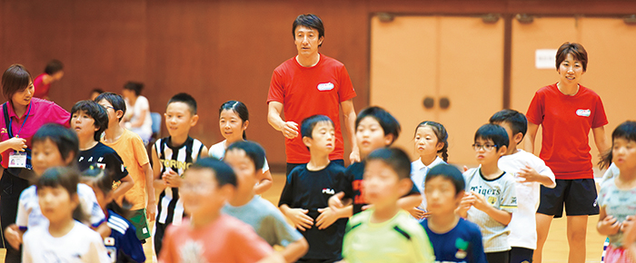 写真：スポーツ体験会の様子