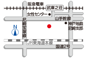 地図：休日夜間急病診療所