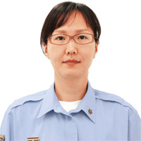 写真:消防局指令課 森本主任 写真:消防局指令課 森本主任