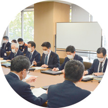 写真:対策本部会議 写真:対策本部会議