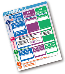 イメージ:わが家の避難プラン イメージ:わが家の避難プラン