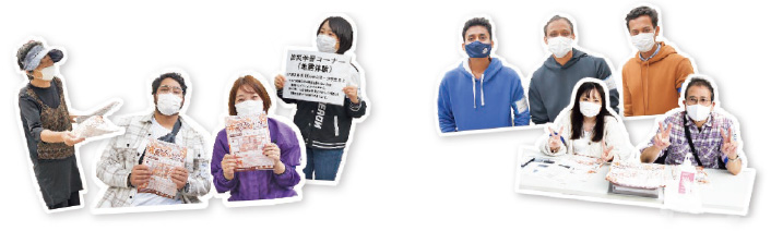 写真:たくさんの人がボランティアとして関わってくれました 写真:たくさんの人がボランティアとして関わってくれました