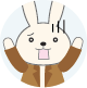 イラスト:困った親うさぎ イラスト:困った親うさぎ