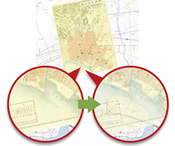 画像:西宮市街全図(昭和10年(1935年)頃)