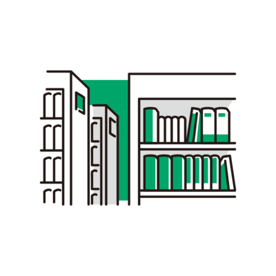 図書館のイラスト