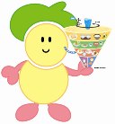 西宮市食育キャラクターみやちゃん