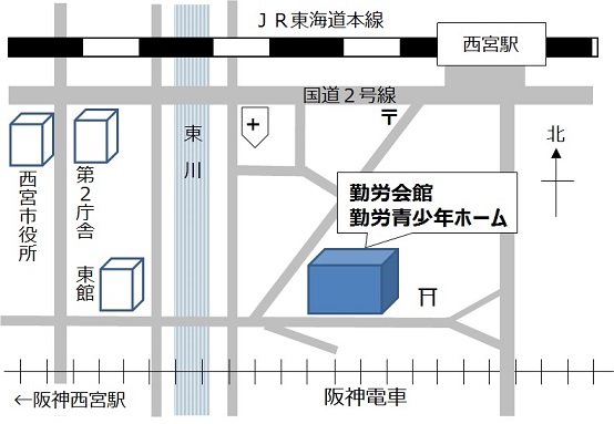 勤労福祉センター地図