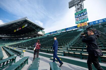 甲子園球場の視察