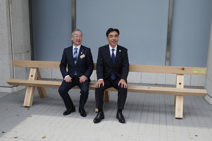 高橋基文梼原町長と石井市長