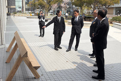 梼原町関係者と西宮市関係者