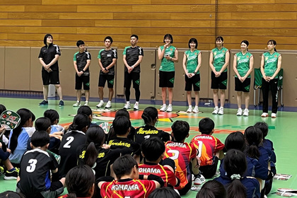 第24回 西宮市小学生バレーボール教室の様子