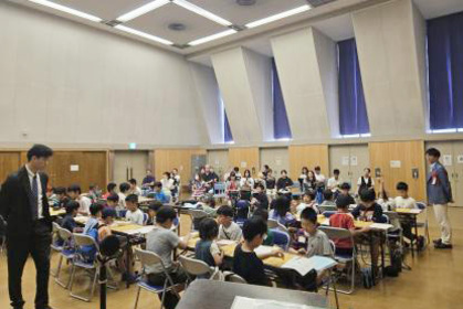 若竹こども将棋まつりの様子