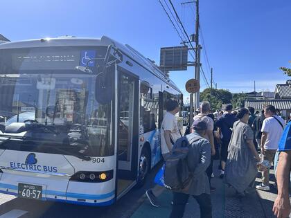 無料周遊バス「酒ぐら巡り号」