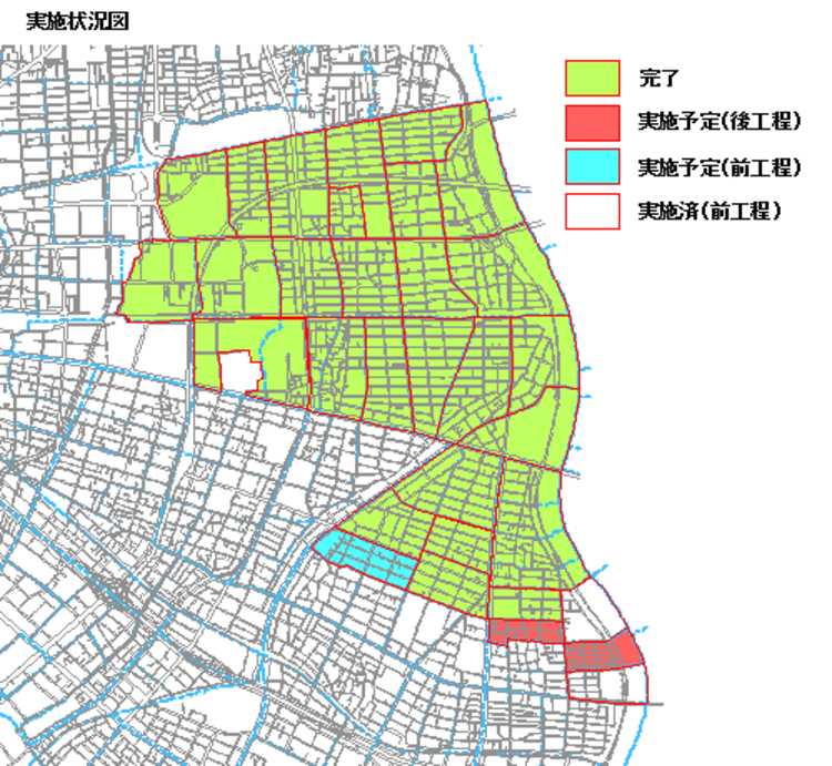 令和7年度地籍調査実施状況図